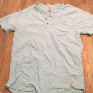 Baby Blue Casual Button Shirt Lucky Brand